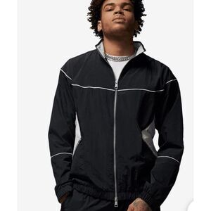 ✅Nike Mens Air Jordan Essentials Flight Track Jacket Size XL Black DV7624 010